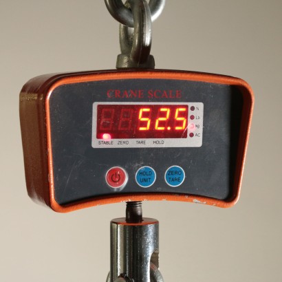 Kronleuchter Metall Kristall Vintage Italien 60er-70er Jahre