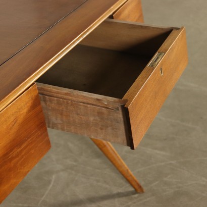 Shcreibtisch Buchenholz Massiv Vintage Argentinien 50er Jahre