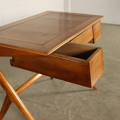 Shcreibtisch Buchenholz Massiv Vintage Argentinien 50er Jahre