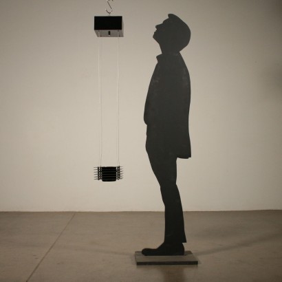 Hängelampe von Ettore Sottsass Skipper Vintage Italien 70er-80er Jahre