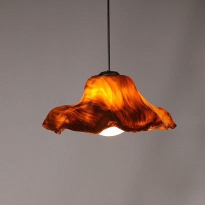 Lustre Toni Zuccheri Verre soufflé Venini Italie Années 60