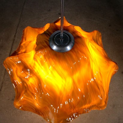 Lustre Toni Zuccheri Verre soufflé Venini Italie Années 60