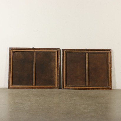 Paar Stillleben mit Blumen Italien 18. Jahrhundert.