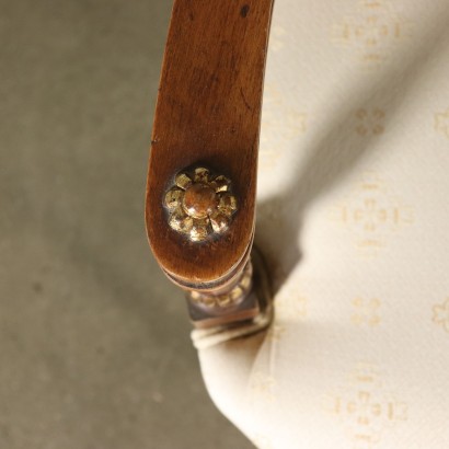 antik, Stuhl, antike Stühle, antiker Stuhl, antiker italienischer Stuhl, antiker Stuhl, neoklassischer Stuhl, Stuhl des 19. Jahrhunderts