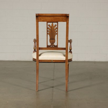 antik, Stuhl, antike Stühle, antiker Stuhl, antiker italienischer Stuhl, antiker Stuhl, neoklassischer Stuhl, Stuhl des 19. Jahrhunderts