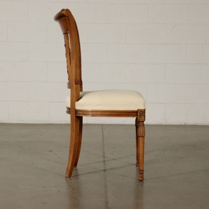 antik, Stuhl, antike Stühle, antiker Stuhl, antiker italienischer Stuhl, antiker Stuhl, neoklassischer Stuhl, Stuhl des 19. Jahrhunderts