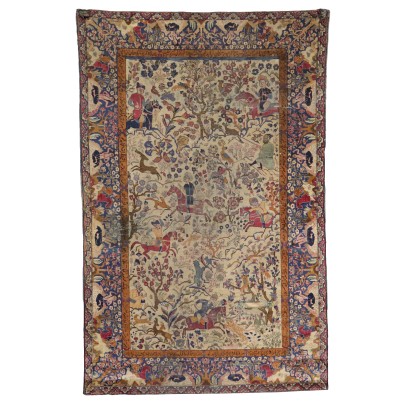 Isfaham Teppich Iran Seide 19. Jahrhundert