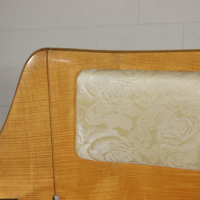 Doppelbett Ahorn Furnier Vintage Italien 50er-60er Jahre
