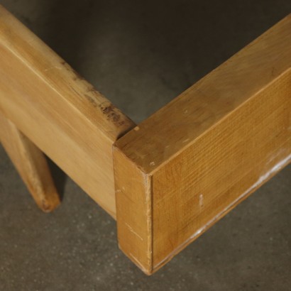 Doppelbett Ahorn Furnier Vintage Italien 50er-60er Jahre