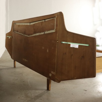 Doppelbett Ahorn Furnier Vintage Italien 50er-60er Jahre