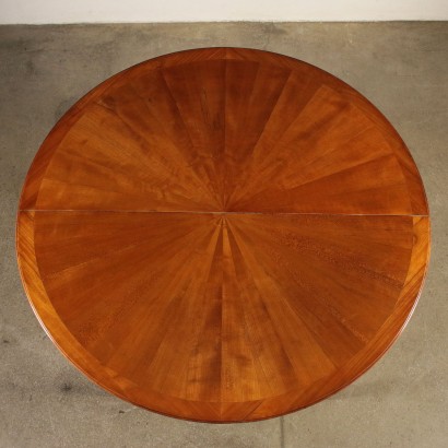 Ausziehtisch Kirschholz Furnier Vintage Italien 50er Jahre