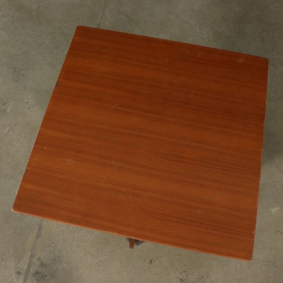 Beistelltisch Teakholz Furnier Vintage Italien 60er Jahre