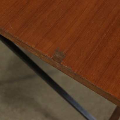 Beistelltisch Teakholz Furnier Vintage Italien 60er Jahre