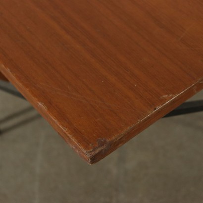 Beistelltisch Teakholz Furnier Vintage Italien 60er Jahre