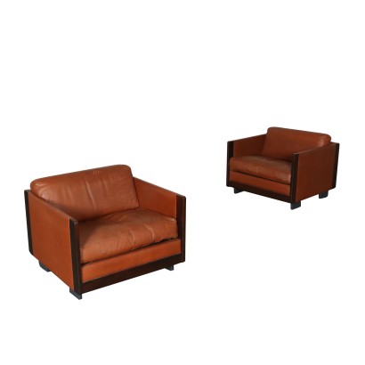 Armlehnstühle Afra e Tobia Scarpa 60er Jahre.