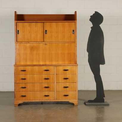 Schrank mit Schubladen Teakholz Vintage Italien 60er Jahre