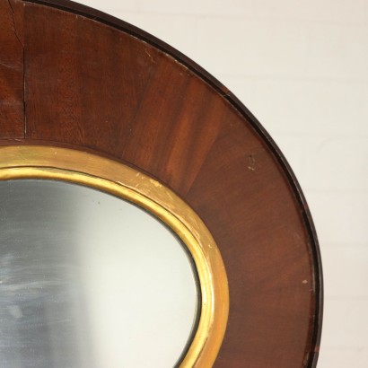 Beistelltisch Mahogani Nussbaumholz Italien 19. Jahrhundert