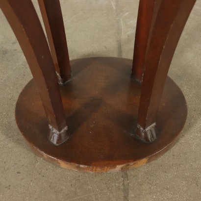 Beistelltisch Mahogani Nussbaumholz Italien 19. Jahrhundert