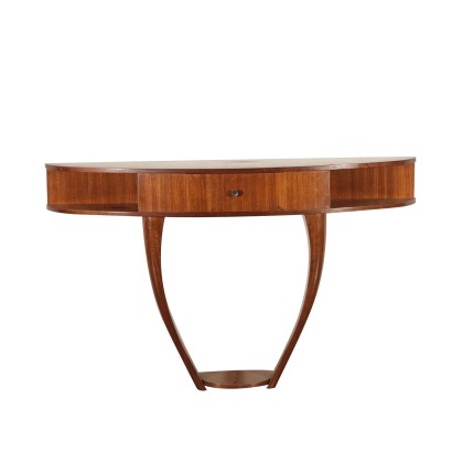 Wandkonsole Mahagoni Italien 50er Jahre.