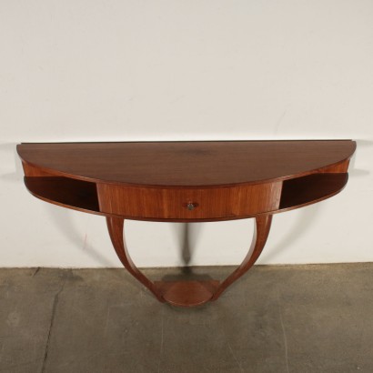 Wandkonsole Mahagoni Italien 50er Jahre.
