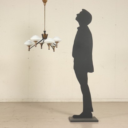 modernariato, modernariato di design, lampadario, lampadario modernariato, lampadario di modernariato, lampadario italiano, lampadario vintage, lampadario anni '60, lampadario design anni 60