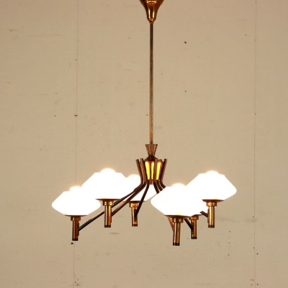 modernariato, modernariato di design, lampadario, lampadario modernariato, lampadario di modernariato, lampadario italiano, lampadario vintage, lampadario anni '60, lampadario design anni 60
