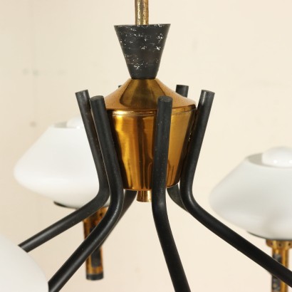 modernariato, modernariato di design, lampadario, lampadario modernariato, lampadario di modernariato, lampadario italiano, lampadario vintage, lampadario anni '60, lampadario design anni 60