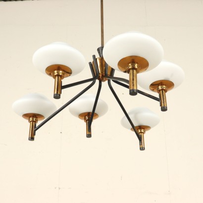 modernariato, modernariato di design, lampadario, lampadario modernariato, lampadario di modernariato, lampadario italiano, lampadario vintage, lampadario anni '60, lampadario design anni 60