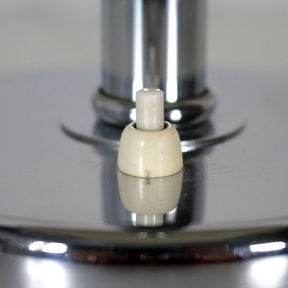 Tischlampe Aluminium Vintage Italien 70er-80er Jahre