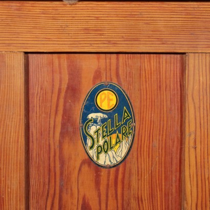 Kühltruhe Lärche Zink Italien 20. Jahrhundert