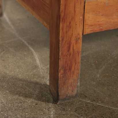 Kühltruhe Lärche Zink Italien 20. Jahrhundert