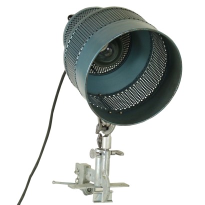 Film Set Lampe Berkey Metall Aluminium 60er Jahre.