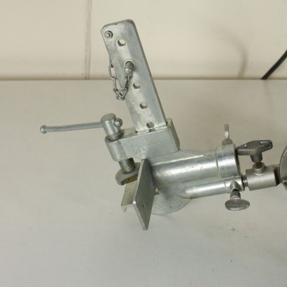 Film Set Lampe Berkey Metall Aluminium 60er Jahre.