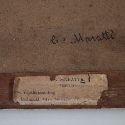 Sanguine auf Papier Carlo Maratti Zugeschrieben 17. Jahrhundert