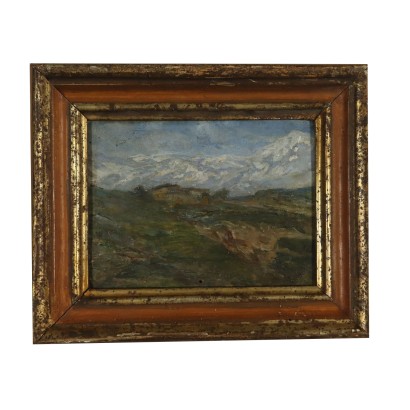 Kunst Neunzehnten jahrhunderts-Landschaft Stefano Bersani