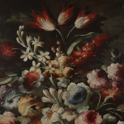 Stillleben mit Blumen-detail