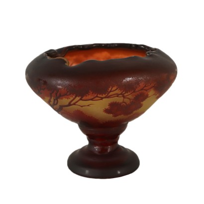 Vase Gallé Stil Frankreich 20. Jahrhundert