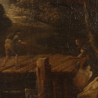 Paesaggio con Figure-particolare