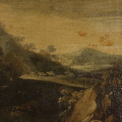 Paesaggio con Figure-particolare