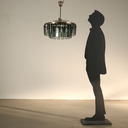 modernariato, modernariato di design, lampadario, lampadario modernariato, lampadario di modernariato, lampadario italiano, lampadario vintage, lampadario anni '60-'70, lampadario design anni 60-70