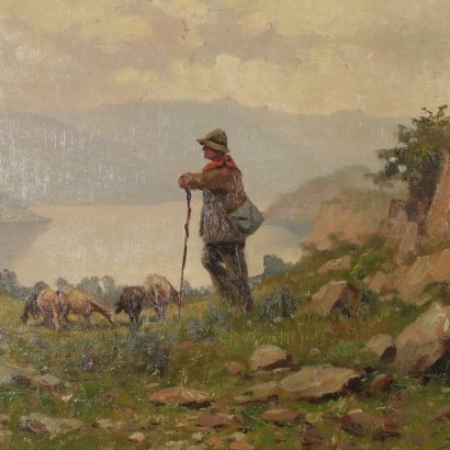 Paesaggio di Ercole Magrotti-particolare