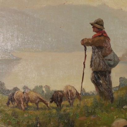 Paesaggio di Ercole Magrotti-particolare