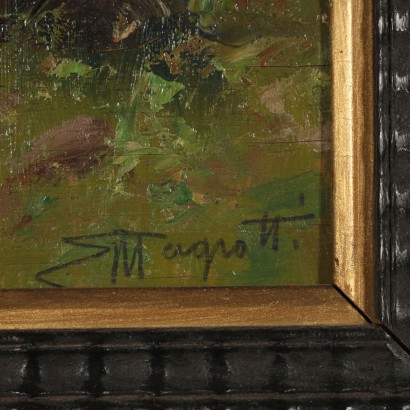 Paesaggio di Ercole Magrotti-particolare