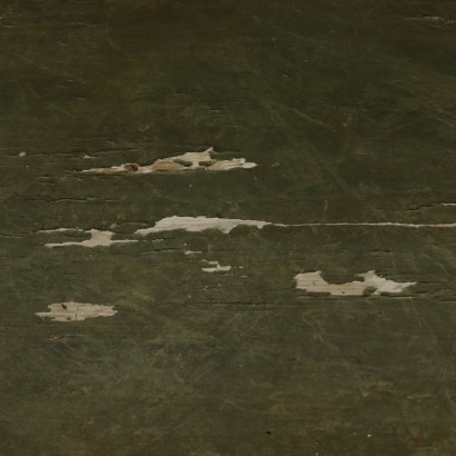 Mittelkonsole lackiert und vergoldet-detail