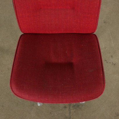 Chaise de Bureau Ico Parisi Répandu Aluminium Mim Italie Années 70