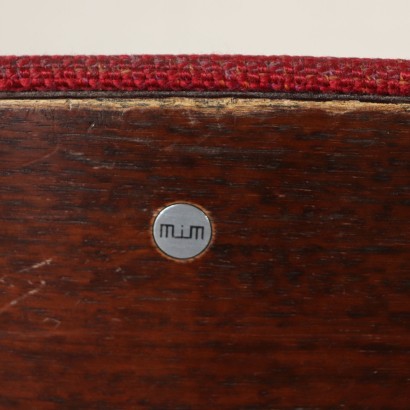 Chaise de Bureau Ico Parisi Répandu Aluminium Mim Italie Années 70