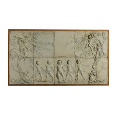 Composición de azulejos en cerámica