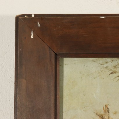 Le Grand Tétras F Wagner Huile sur Toile Début '900