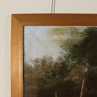 Paesaggio di Antonio Pedretti-particolare