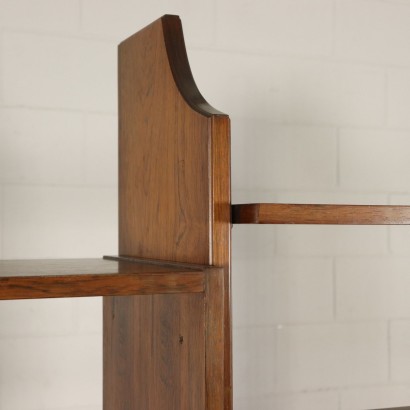 Bücherregal Palisander Furnier Vintage Italien 60er Jahre